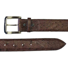 Load image into Gallery viewer, Genuine Full Quill Ostrich Handmade 1 ½” Bronco Belts

