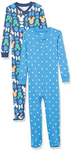 Load image into Gallery viewer, Amazon Essentials Baby Disney Star Wars Marvel Snug-Fit Cotton Footed Pajamas, 2-Pack Mickey Oh Boy, 3T
