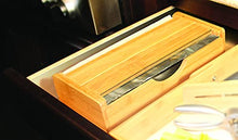 Load image into Gallery viewer, WRAPdock | 6" x 3.06" x 13.75" | Dual storage kitchen solution helping you use your aluminum foil, plastic wrap, wax paper. Holds any 2 rolls (Reynolds Wrap, Glad Plastic Wrap, Saran wrap, Cut-Rite)
