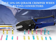 Load image into Gallery viewer, Qibaok 250 PCS Heat Shrink Wire Connectors Electrical Terminals Kit Waterproof Marine Automotive Terminals Set
