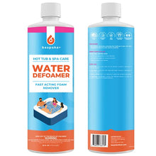 Load image into Gallery viewer, Spa Defoamer for Hot Tub &amp; Hot Tub Foam Eliminator, Spa Anti Foam for Hot Tub Owners to Keep Spa Foam Down &amp; get Foam Out, HotTub Foam Reducer &amp; Spa Bubble Remover (1- Pint)
