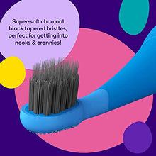 Load image into Gallery viewer, BURSTkids Electric Toothbrush with Soft Charcoal Black Bristles, Small Head &amp; Comfort Grip, 2 Minute Built in Timer, for Kids Ages 3+, Children Toothbrush for Healthier Smiles for, 2 Modes, Blue
