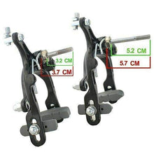 Load image into Gallery viewer, TEKTRO 900A Road Calipers Brake Set Dual Pivot 72-92mm Nutted Mount , Black #MH1745
