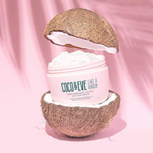 Load image into Gallery viewer, Coco &amp; Eve Like a Virgin Hair Masque - Coconut &amp; Fig Hair Mask for Dry Damaged hair with Shea Butter &amp; Argan Oil for Hair Repair &amp; Hydration | Deep Conditioning Mask Hair Treatment
