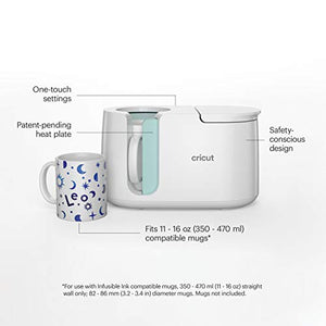 Cricut Mug Press - Mug Heat Press for Sublimation - Compatible with Cricut Infusible Ink - Cricut Mug Blanks