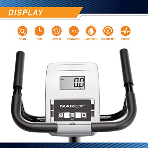 Load image into Gallery viewer, Marcy 8 Levels Magnetic Resistance Recumbent Exercise Bike with Adjustable Seat, 250-lb Capacity ME-1019R