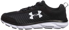 Load image into Gallery viewer, Under Armour mens Charged Assert 8 Running Shoe, Black/White, 11 US
