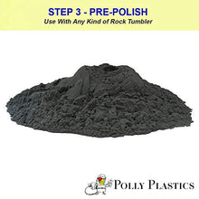 Load image into Gallery viewer, Rock Tumbler Grit Kit and Ceramic Tumbling Filler Media | Polly Plastics (4.5 Pounds Total Weight)
