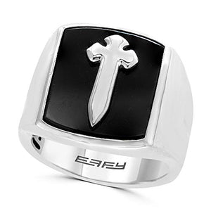 Effy 925 Sterling Silver Onyx Ring, 8.55 TCW IRS0L943XX