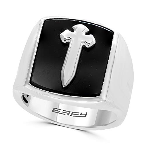 Effy 925 Sterling Silver Onyx Ring, 8.55 TCW IRS0L943XX