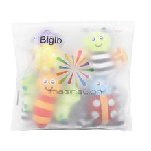 Load image into Gallery viewer, Blige SMTF Cute Animal Soft Baby Socks Toys Wrist Rattles and Foot Finders for Fun Butterflies and Lady bugs Set 4 pcs
