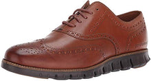 Load image into Gallery viewer, Cole Haan Men's Zerogrand Wing OX Oxford, british tan leather/java, 7 M US
