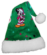 Load image into Gallery viewer, Jay Franco Disney Mickey Mouse 3 Piece Holiday Set - Kids Christmas Bedding, Super Soft Sherpa Throw Blanket &amp; Eye Mask with Bonus Santa Hat (Official Disney Product)
