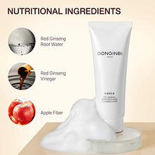Load image into Gallery viewer, DONGINBI Red Ginseng Moisture &amp; Pure Cleansing Foam and Moisture &amp; Deep Cleansing Oil Gel, Moisturizing Face Cleanser bundle with Natural Ingredients, Removes Makeup, Korean Skin Care
