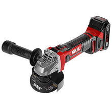 Load image into Gallery viewer, SKIL 20V 4-1/2 Inch Angle Grinder, Includes 2.0Ah PWRCore 20 Lithium Battery and Charger - AG2902-10
