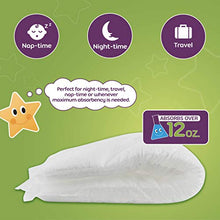 Load image into Gallery viewer, Dimples Booster Pads, Baby Diaper Doubler with Adhesive - 1 Size Fits All Diapers - Boosts Diaper Absorbency - No More leaks 90 Count (with Adhesive for Secure Fit)
