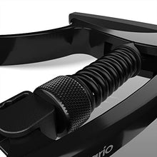 Load image into Gallery viewer, D’Addario NS Tri-Action Capo, Black – For 6-String Electric and Acoustic Guitars – Micrometer Tension Adjustment for Buzz-Free, In-Tune Performance - Single Hand Use – Integrated Pick Holder
