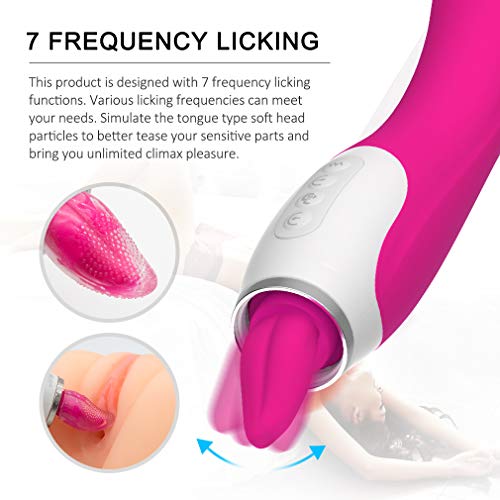 Load image into Gallery viewer, Okutani Perfect Size Realistic Tongue Licker with Multi Speed Líckíng&Vibrating Handheld Wireless Pussy Pleasure Massaging Tools for Female Underwear Therapy Device IPX7 Waterproof Tshirt