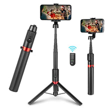 Load image into Gallery viewer, simorr Portable Selfie Stick Tripod with Bluetooth 3375+SmallRig Cold Shoe Mount Adapter (2pcs Pack) with 1/4&quot;-20 Thread for Camera Cage Flash LED Moniter - 2060
