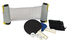 Load image into Gallery viewer, STIGA Retractable Take Anywhere Table Tennis Set Includes Net, Two Paddles, Three Balls, and Storage Bag
