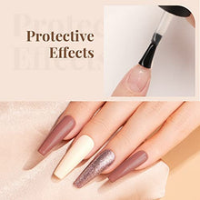 Load image into Gallery viewer, Beetles 2 Pcs 15ml No Wipe Gel Top Coat and Base Coat Set - Shine Finish and Long Lasting, Soak Off LED Gel Base Top Coat Glossy Shine Finish
