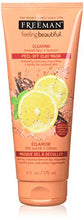 Load image into Gallery viewer, Freeman Clearing Peel Off Clay Facial Mask, Cleansing and Oil Absorbing Beauty Face Mask with Sweet Tea and Lemon, 6 oz
