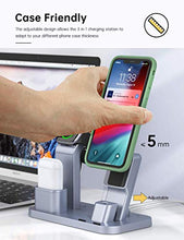 Load image into Gallery viewer, Conido Charging Station for Apple Products, 3 in 1 Charging Dock for Apple Watch SE 6 5 4 3 2 1, Charging Stand for AirPods 1 2 iPhone SE New 11 Pro Max XR XS Max X 8 Plus 7 Plus 6S Plus 5 5S SE 5C
