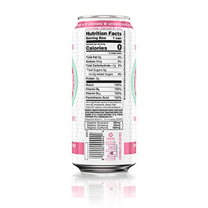 Hiball Energy Seltzer Water, Caffeinated Sparkling Water Made with Organic Caffeine, Zero Calorie, Sugar Free (16 Fl Oz Pack of 8), Watermelon