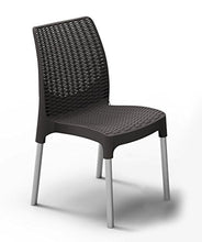 Load image into Gallery viewer, Keter Chelsea 3-Piece Resin Outdoor Patio Furniture Dining Bistro Set with Patio Table and Chairs, Charcoal - 224910
