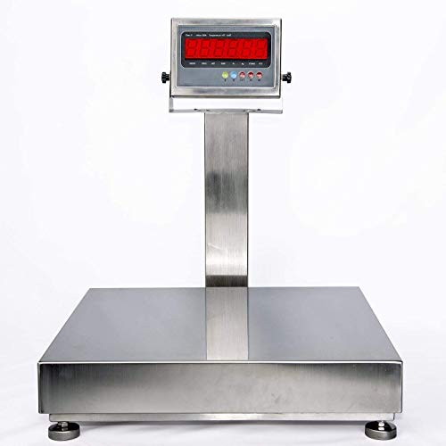 PEC Scales Recycling 304 Stainless Steel Bench Scale/Shipping Scale, NTEP Legal for Trade (18