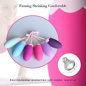 Kegel Exercise Weights Products - Doctor Recommended Pelvic Floor Exercises-Kegel Balls - Set of 6 Ben Wa Balls for Women Tightening & Control with Training Kit：Beginners & Advanced