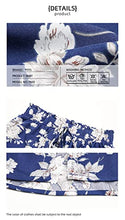 Load image into Gallery viewer, Women Summer Casual Loose Fit Vintage High Waist Printing Floral Maxi Skirt (Blue,XL)
