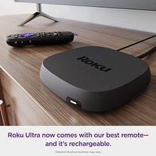 Load image into Gallery viewer, Roku Ultra 2022 4K/HDR/Dolby Vision Streaming Device and Roku Voice Remote Pro with Rechargeable Battery, Hands-Free Voice Controls, Lost Remote Finder, and Private Listening
