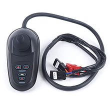 Load image into Gallery viewer, Wheelchair LED Command Joystick, DC 24V Waterproof Electric Power Wheelchair Controller Part LED 6 Keys Joystick for Folding Electric Wheelchair Hall Rocker Omnidirectional
