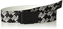 Load image into Gallery viewer, NIKE Men&#39;s Just Do It Reversible Web, Black Stacked, O/S
