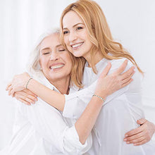 Load image into Gallery viewer, Feraco Magnetic Bracelets for Women Arthritis Pain Relief Elegant Stainless Steel Strong Magnets Therapy Bracelet, Silver Gold
