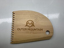 Load image into Gallery viewer, Outer Mountain Surfboard Wax Comb - Bamboo Surfboard Wax Scraper &amp; Surf Wax Remover - Surfer Gift
