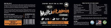 Load image into Gallery viewer, 10 in 1 Multivitamin Chew Treats for Dogs. 20 Healthy Actives: Glucosamine, Chondroitin &amp; Turmeric for Joint Support, Omega Fish Oil for Skin, Pumpkin &amp; Cranberry for Gut &amp; Immune Health.120ct 
