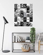 Load image into Gallery viewer, Haus and Hues Black and White Wall Decor Photo Collage Kit - Aesthetic Wall Collage Kit | Photo Collage Kit For Wall Aesthetic Teen Room Decor | Aesthetic Pictures for Wall Collage | 4" x 6"
