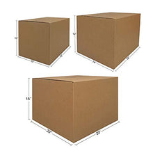 Load image into Gallery viewer, uBoxes Moving Box Combo Pack - 4 Smalls, 6 Mediums, &amp; Moving Labels
