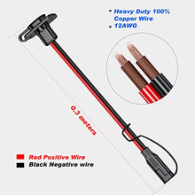 Load image into Gallery viewer, Kewig SAE Quick Connector Harness, SAE Adapter Male Plug to Female Socket Cable, 1FT 12AWG SAE Extension Cord [ 2 Pack ]

