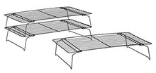 Load image into Gallery viewer, Wilton Excelle Elite 3-Tier Cooling Rack for Cookies, Cake and More, Black
