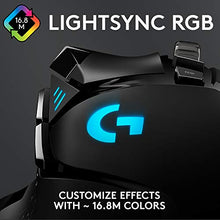 Load image into Gallery viewer, Logitech G502 HERO High Performance Wired Gaming Mouse, HERO 25K Sensor, 25,600 DPI, RGB, Adjustable Weights, 11 Programmable Buttons, On-Board Memory, PC / Mac

