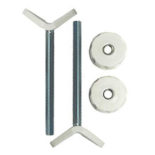 Load image into Gallery viewer, Baby Gate Guru Extra Long M10 (10mm) Stair Banister Adapter Y-Spindle Rods 2 Pack for Pressure Mounted Baby and Pet Safety Gates (10mm, White)
