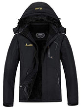 Load image into Gallery viewer, MOERDENG Men's Waterproof Ski Jacket Warm Winter Snow Coat Mountain Windbreaker Hooded Raincoat
