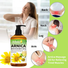 Load image into Gallery viewer, 3 Pack Massage Oil for Massage Therapy with Massage Roller Ball,Ginger Oil Lymphatic Drainage &amp; Arnica Sore Muscle &amp; Lavender Relaxing Massage Oils-Spa Gift Mothers Day Fathers Day Gift for Men Women
