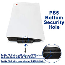 Load image into Gallery viewer, Wall Mount for PS5 Playstation 5 Disc Edition and Digital Edition (Mounts The Console on Wall Near or Behind TV with Invisible Design), Including 2 Accessory Holders for Controller &amp; Headset (Black)
