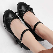 Load image into Gallery viewer, AIMODOR Womens Cute Platform Shoes Mary Jane High Heels Ankle Strap Pumps 8.5,Black
