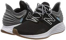 Load image into Gallery viewer, New Balance Women's Fresh Foam Roav V1 Sneaker, Black/Light Aluminum, 8 M US
