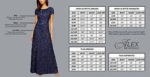 Load image into Gallery viewer, Alex Evenings Women's Slimming Long Side Ruched Dress with Cascade Ruffle Skirt, Blush, 10

